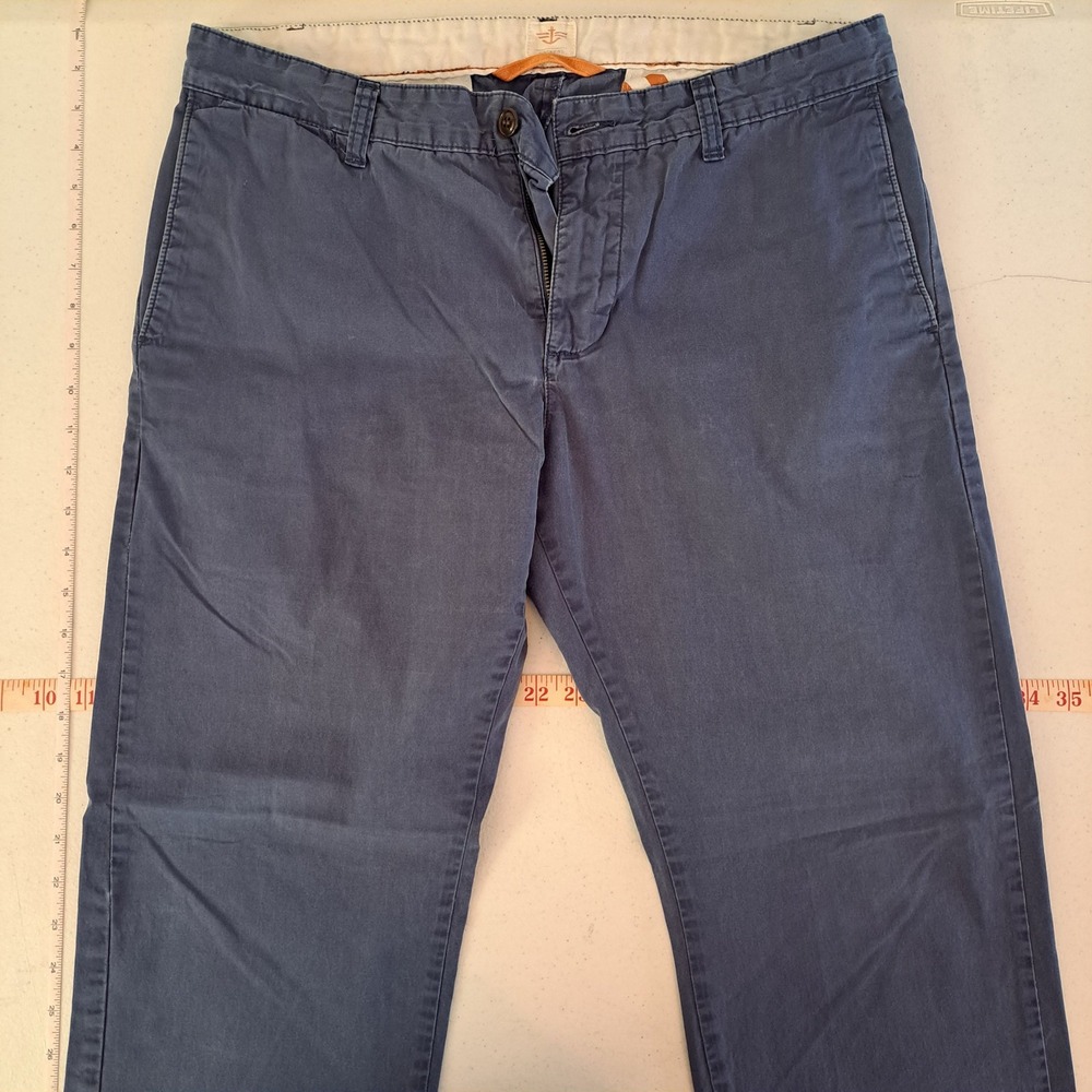 Dockers Chino Pants Mens 34x30 Navy‎ Blue Straight Cotton 1114-100-B4